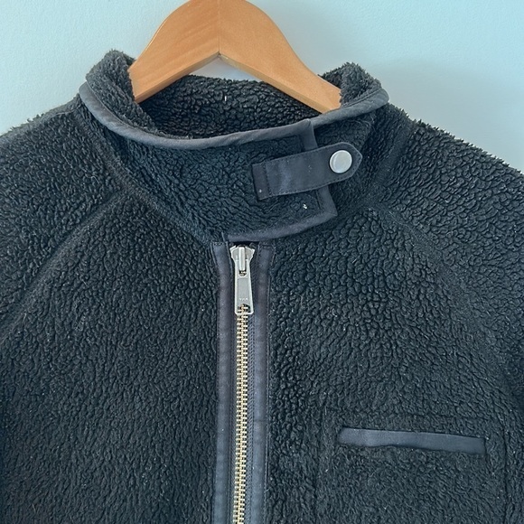 Madewell Sherpa City Grid Coat size small - Picture 8 of 14